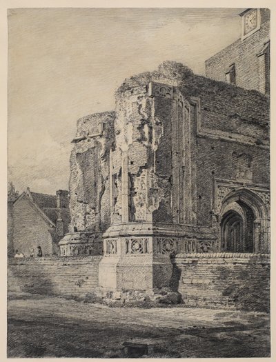 イーストベルグホルト教会、南西部、1815〜17年頃 作： John Constable
