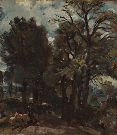 フェン レーン、イースト バーホルト 作： John Constable