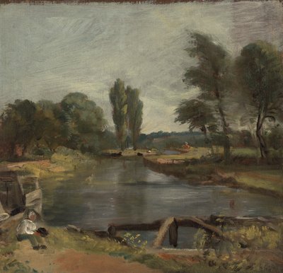 フラットフォード ロック 作： John Constable
