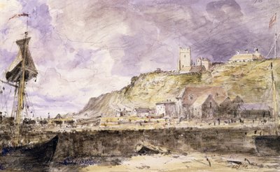 フォークストンハーバー、1833年（トイレ） 作： John Constable