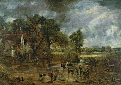 「ヘイ・ウェイン」の実物大の研究、1821年 作： John Constable