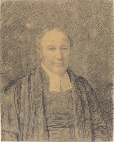 聖職者の半身像 作： John Constable