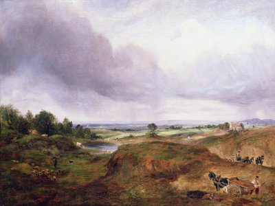 ハムステッドヒース 作： John Constable