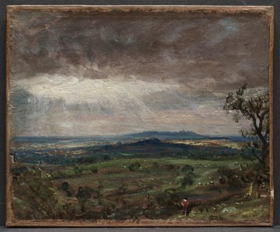 ハムステッド・ヒース、ハローの方を見る 作： John Constable