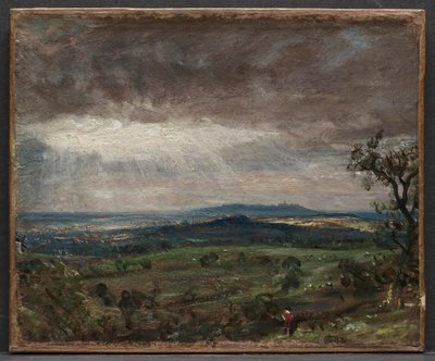 ハムステッドヒース、ハローに向かって、c。 1821年。 作： John Constable