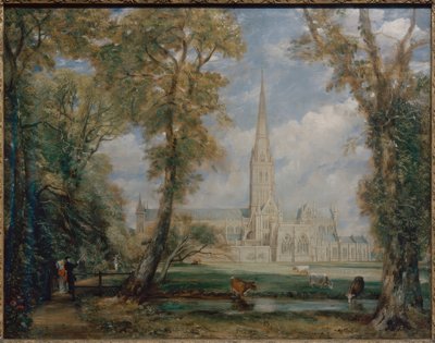 ソールズベリー大聖堂 作： John Constable