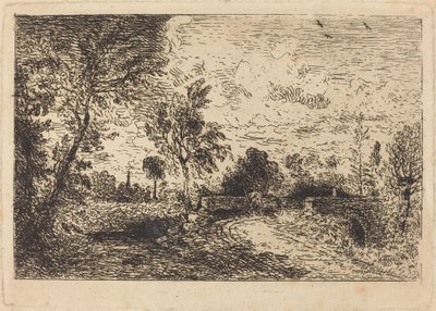 ミルフォード ブリッジ 作： John Constable