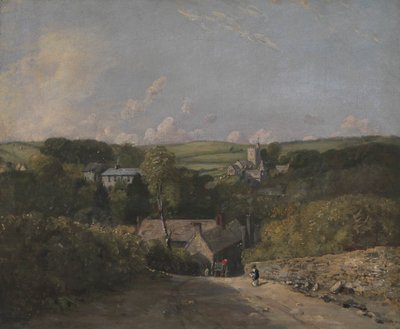 オスミントン ビレッジ 作： John Constable