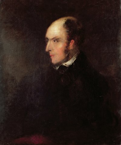 ハゲ男の肖像 作： John Constable