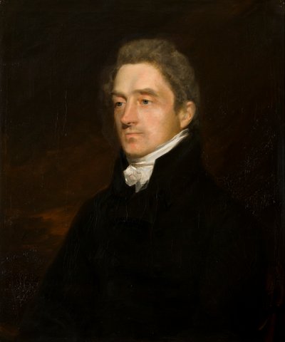 ホンの肖像画。 ジョージ・ブリッジマン牧師、1800～32年頃（キャンバスに油彩） 作： John Constable