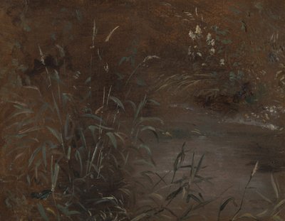 プールサイドでラッシュ 作： John Constable