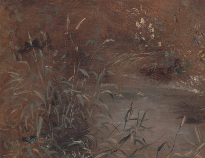 プールサイドでの駆け引き（1821年頃 作： John Constable