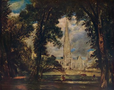 ソールズベリー大聖堂、c1823 作： John Constable
