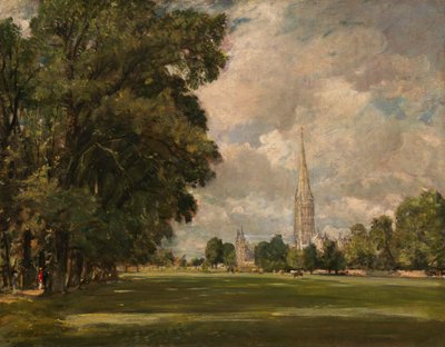 ローワー マーシュ クローズから見たソールズベリー大聖堂 作： John Constable