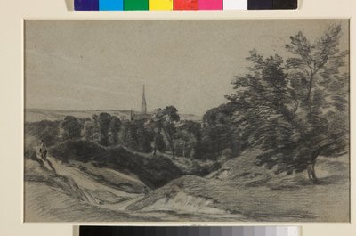 オールド・サラムから見たソールズベリー大聖堂 作： John Constable