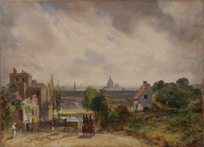 ハムステッドにあるリチャード・スティール卿のコテージ、1831年から1832年。 作： John Constable