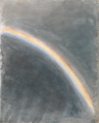 Sky Study with Rainbow 作： John Constable