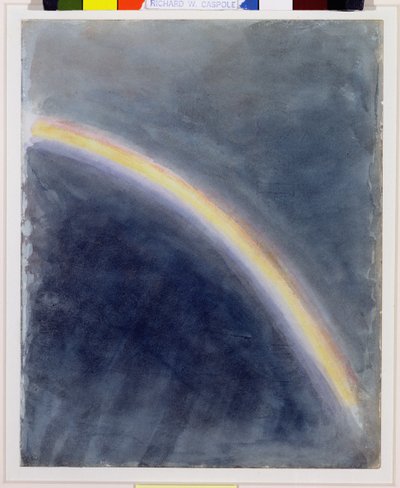 レインボーとの空の研究、1827 作： John Constable