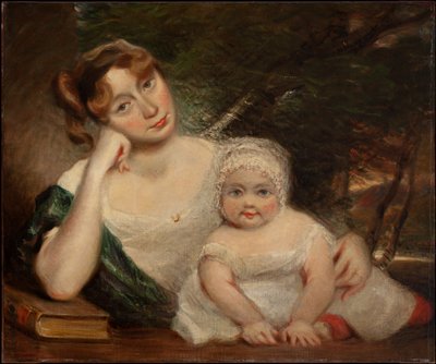 ソフィア・ロイドと子供 作： John Constable