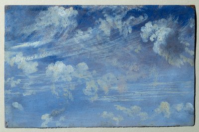 シーラスの習作。ジョン・コンスタブル（1776-1837）の絵画 作： John Constable