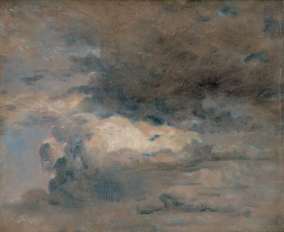 雲の研究 - 夕方、1822 年 8 月 31 日。 作： John Constable