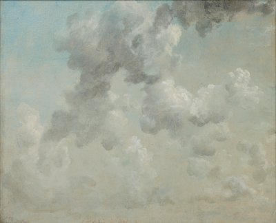 雲の研究、1822年 作： John Constable
