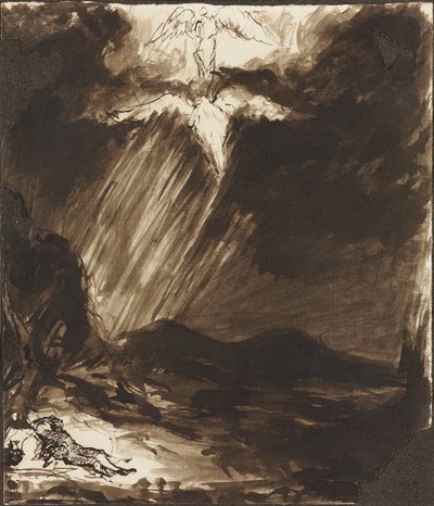 ゲルト卿の後のジェイコブの夢の研究 作： John Constable