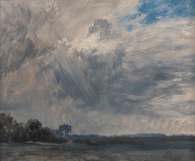 曇り空の研究、約。 1825年。 作： John Constable