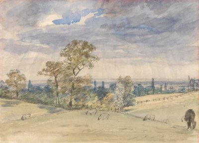 サフォークの風景 作： John Constable