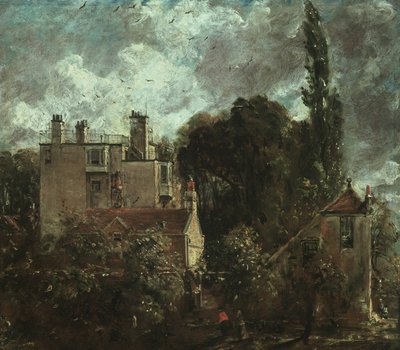 グローブ、またはハムステッドの提督の家 作： John Constable