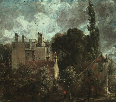 グローブ、またはハムステッドのアドミラルズハウス、1821-1822 作： John Constable