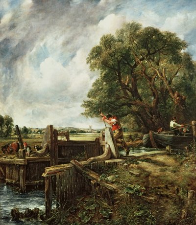 ロック、1824 作： John Constable
