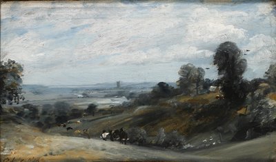 ランガムから見たデダムの谷（1812年 作： John Constable