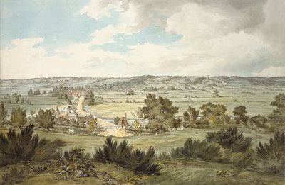 デダム付近から見たストラットフォード・セント・メアリーのあるストアー渓谷、1800年頃 作： John Constable