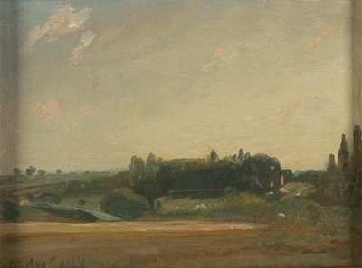 東ベルグホルトの牧師館への眺め 作： John Constable
