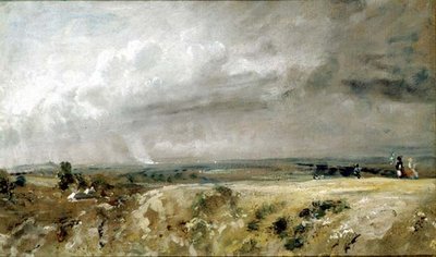 ハムステッドヒースの眺め（油彩・キャンバス） 作： John Constable