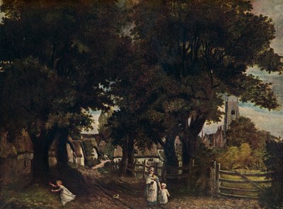 ウォーターレーン、デダム、c1802、1911 作： John Constable