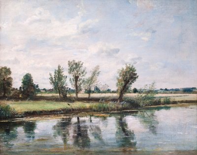 ソールズベリー近くのウォーターメドウ 作： John Constable