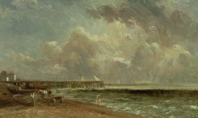 ヤーマス桟橋、1822 作： John Constable