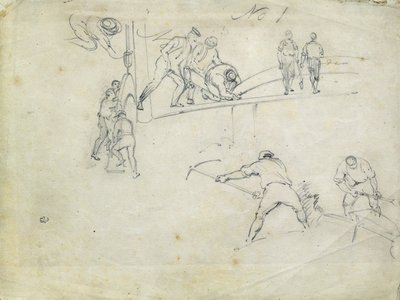 Construction of the London and Birmingham Railway, c.1835 (pencil on paper; composite sketch)   1463171   ja       japanese Successfully Translated  Original: Pheasants, Rock and Flowers (ink & colour on silk) Translat: Pheasants, Rock and Flowers (ink & c 作： John Cooke Bourne
