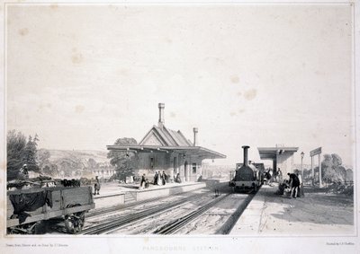 パンボーン駅、1846 作： John Cooke Bourne