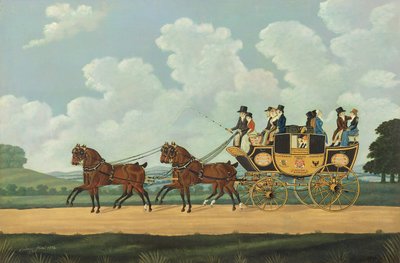 J. und W. ChaplinのDover-London Stage on the Road 作： John Cordrey