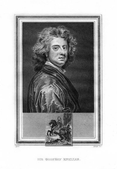 ゴッドフリーネラー卿、ドイツ生まれのバロック時代の画家、1825年。 作： John Corner