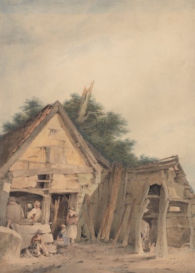 A loja do ferreiro, Hingham 作： John Crome
