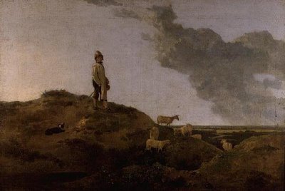 ノリッチ近郊、マウスホールド・ヒースの眺め 作： John Crome