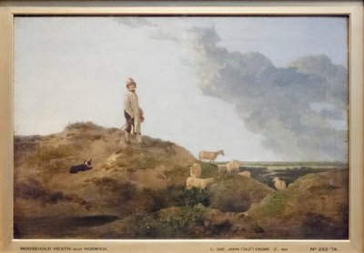 ノリッジ近くのマウスホールド ヒースの眺め 作： John Crome