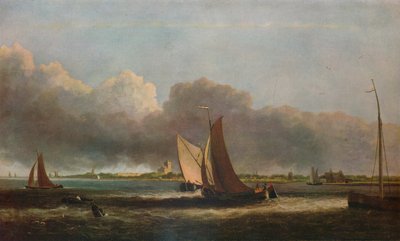 Maas、c1799のビュー 作： John Crome