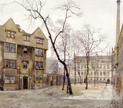バーナーズ・イン、ロンドン、1888年 作： John Crowther