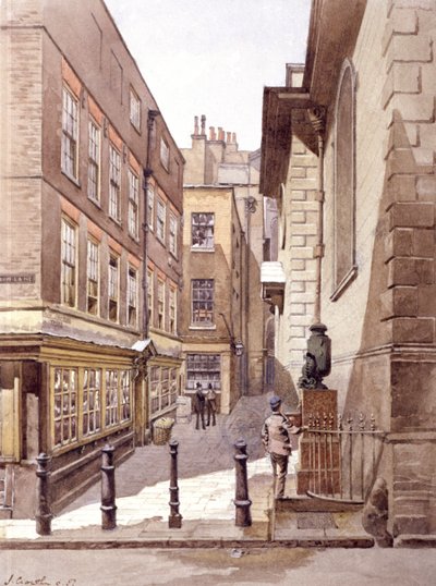 ボウ・チャーチヤード、ロンドン、1887年 作： John Crowther
