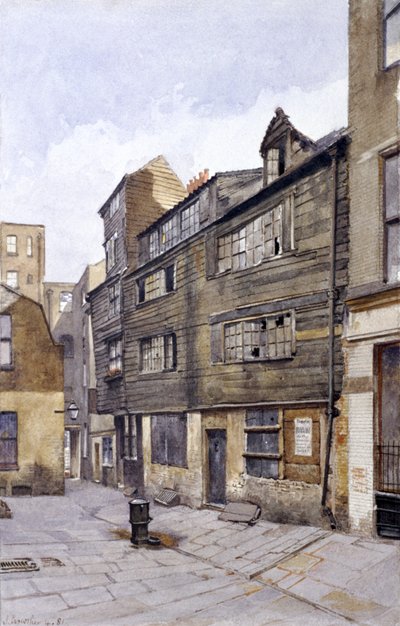 クラウン コート、チャンスリー レーン、ロンドン、1881 年 作： John Crowther
